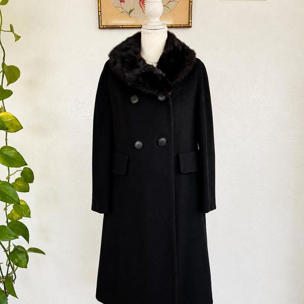 Bonwit-teller Women's Black Coat